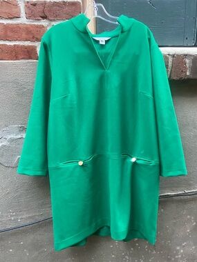 Lilly Pulitzer Bright Emerald Green Shift Dress XXL
